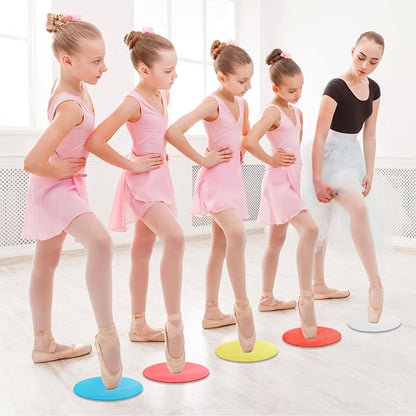 20 Pcs 6 Inch Flat Cones Spot Markers, Non-Skid Floor Hole Spot Markers, Soccer Cones Field Court Markers, Flat Discs Training Field Cones for Sports Speed Agility Practice, 5 Colors