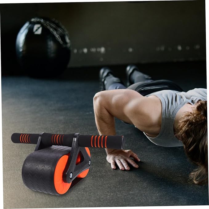 Ab Wheel Roller for Core Workout Home Gym Fitness Equipment Silent and Comfortable Exercise Roller Wheel Suitable for Beginners and Advanced Users Environment-friendly Material