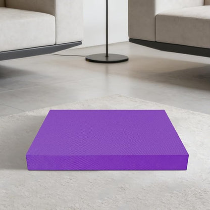 Exercise Balance Pad, Thick Stability Mat, Exercise Foam Pad with Closed-Cell Texture, Fitness Training Base for Joint Stability Improvement, Core Strength Development, and Mobility Enhancement