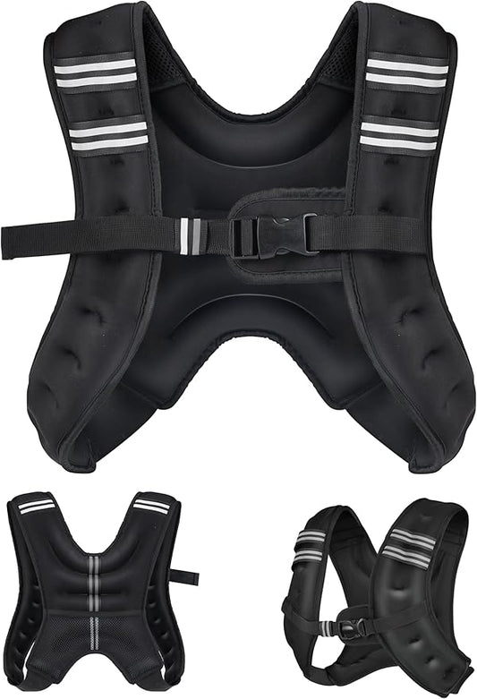 Henkelion Weighted Vest Weight Vest for Men Women Kids Weights Included, Body Weight Vests Adjustable for Running, Training Workout, Jogging, Walking