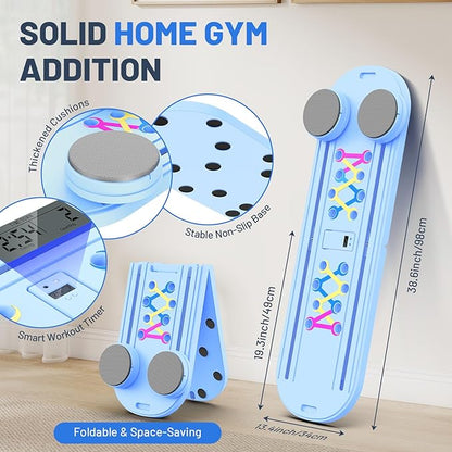 Pilates Board, Newest Multi-Purpose Portable Pilates Reformer Machine for Home, Foldable at Home Pilates Kit, Pilates Board for Home Workout Fitness Exercise, Abs, Pilates Equipment