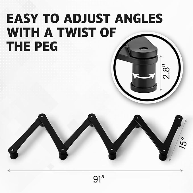 ACE HOCKEY The Snake Trainer - Lightweight Stickhandling Training Tool - Hockey Training Equipment for Puck Control, Reaction Time and Coordination - Portable, Durable and Adjustable