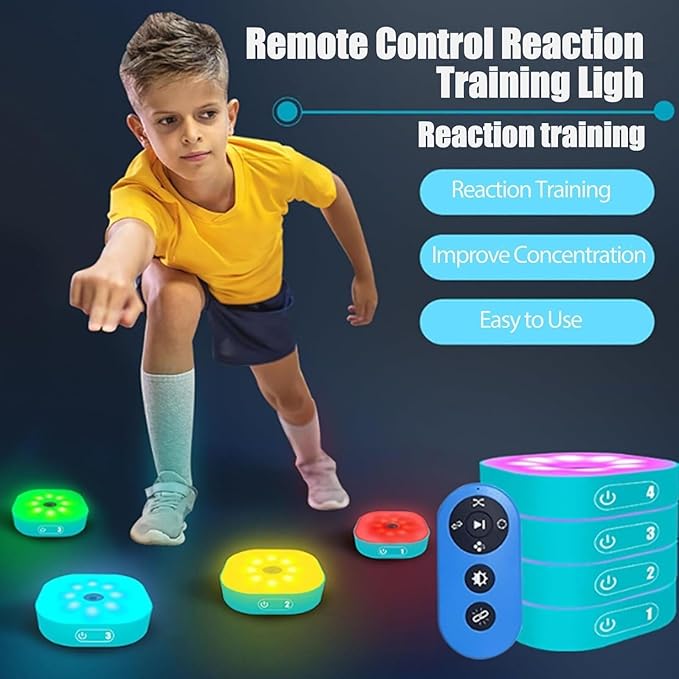 Reaction Training Light, Boxing Agility Fitness Light for Improving Speed, Agility, Reaction Time and Hand-Eye Training