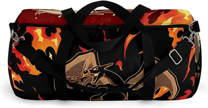 Anime Gym Bag for Women Men - Large Capacity Waterproof Workout Fitness Travel Sports Bags Fashion Street Camping ExpandaCLe Carry On Duffle Bag For Couple (CRZRD) PTY