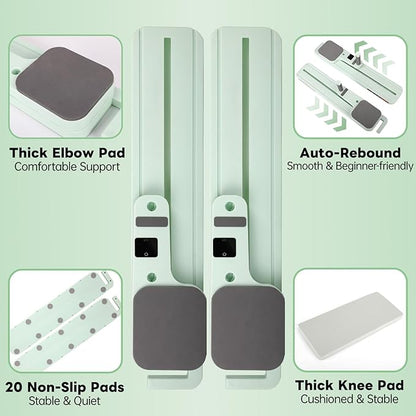 Pilates Board for Women Men - Home Fitness Equipment, Fat Loss and Body Shaping, Core Training, Portable Pilates Kit, Multi-Purpose Resistance Kit