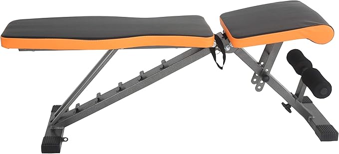 FixtureDisplays® 450 LBS Capacity Weight Bench, Adjustable Training Bench for Full Body Workout for Home Gym Dumbbell Exercise 15201-NF