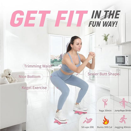 Ab Twister Board,Twister Exercise Board,Waist Twisting Disc-Ab Board Exercise,Twisting Stepper,Waist Trainer Trimmer,Ab Board-for Ab Exercise Abs Core,Slimming Waist Full Body Toning Workout Home Gym