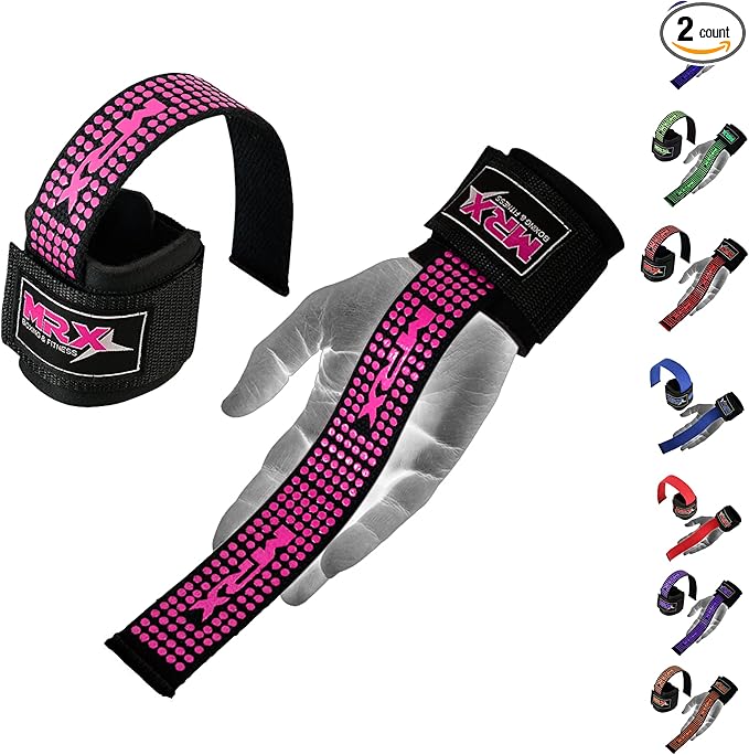 MRX Lifting Strap for Weightlifting Deadlift Straps for Powerlifting with Wrist Wrap Support for Strength Training Bodybuilding Wrist Straps for Weight Lifting|
