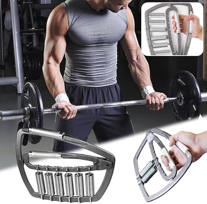 Professional Hand Grip Strengthener 200lbs-1200lbs- Heavy-duty Adjustable Grip Strength Trainer With 2/6 Springs, Finger Stretcher & Arm Strength& Great Wrist & Forearm Exercise Anytime Anywhere