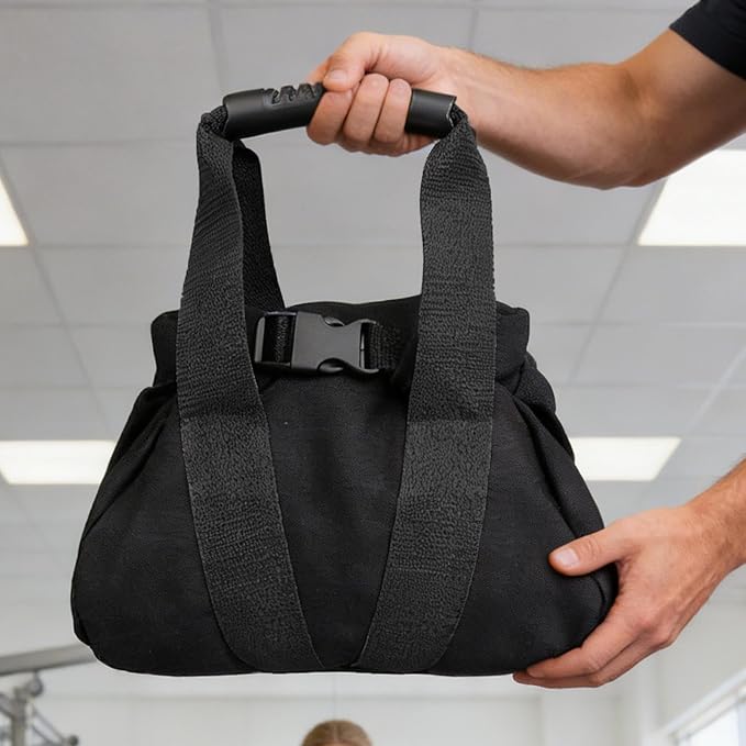 Kettlebell Sandbag - 25.5x25x17cm Training Kettlebell, 0-35 Lbs Adjustable Weight Exercise Sandbag With Handle | Workout Sandbagss For Fitness Strength Weightlifting Yoga Home Gym