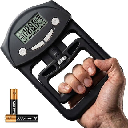 Hand Grip Strength Tester, 220Lbs/99Kgs Hand Grip Dynamometer with LCD Display, Electronic Handgrip Testing for Sports, School, and Home Use
