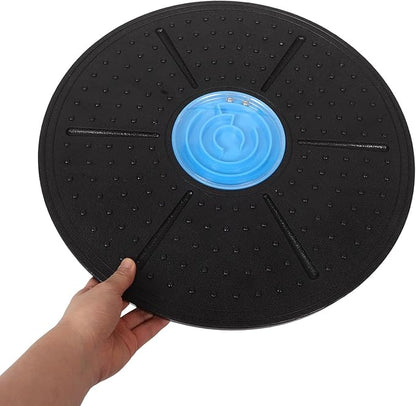 VALICLUD Balance Board Wobble Board Step with Maze Design Blue for Home Workouts Core Strength Training Pilates Yoga Balance Exercise