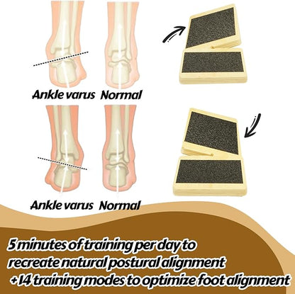 Ankle Foot Balance Board Trainer - Enhancer for Ankle Sprain Recovery Training, Balance and Stability Trainer for Daily Exercise, Wobble Board for Physical Therapy, Balance Training with Storage Bag