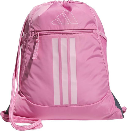 adidas Alliance Sackpack – Drawstring Backpack for Sports, Small Gym Bag