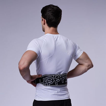 UPPPER Weight Lifting Belt - Double Prong 4” to 2.5” Tapered Premium Lifting Belt for Men and Women - Ultimate Back Support For Weightlifting and Powerlifting | Premium Fitness Gear