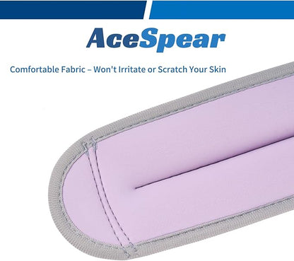 AceSpear Ankle Weights Sets for Men Women Kids 1lb 2lb 3lb 4lb 5lb Leg Weights Arm Wrist Weights Gym for Foot Exercise Training Workout Walking Jogging Yoga