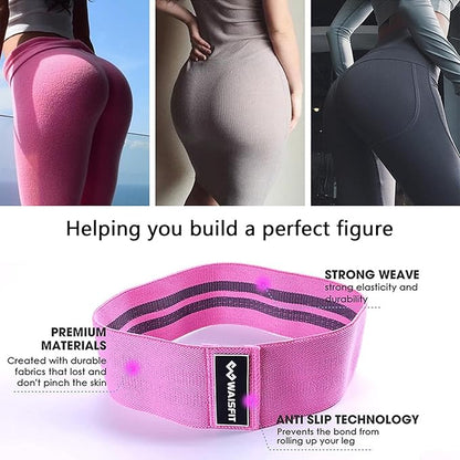 TOPROAD Barbell Pad Set, Bar Neck Pad for Squats Hip Thrusts, Foam Weightlifting Cushion with 3 Hip Resistance Bands, 2 Gym Ankle Straps, 2 Lifting Straps, 2 Barbell Clips and Carry Bag