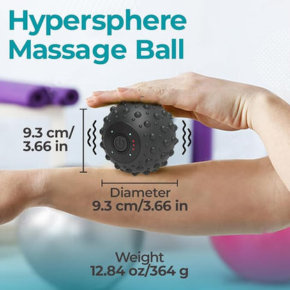 ZeenKind Vibrating Foot Massage Ball for Plantar Fasciitis Relief, Portable Deep Tissue Muscle Massager, Foot Arch and Heel Pain, Rechargeable Ball Massager for Deep Tissue Trigger Point Therapy