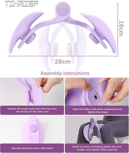 Thigh Exerciser Kegel Exerciser, Pelvic Floor Trainer, Kegel Trainer for Postpartum Rehabilitation, Trimmer Inner Thigh, Thigh Toner Workout,