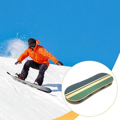 Indoor Snowboard Training Tool Practical Portable Balance Training Wooden Core