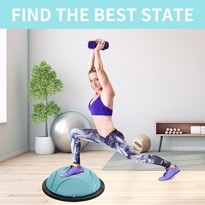 Half yoga ball, stable ball for fitness, core stability training for family fitness exercise, skid equipment for training， exercise equipment
