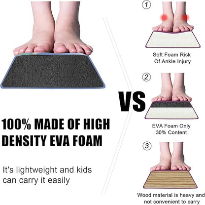 8FT/9.5FT Folding Balance Beam, Portable Gymnastics Beam Equipment with Non Slip Rubber Base & Suede Cover for Training/Practice/Professional Home Exercise