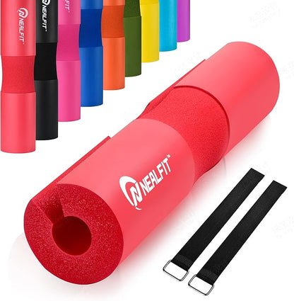Barbell Pad Squat Pad for Squats—Squat Bar Pad—Great for Weightlifting,Lunges and Hip Thrusts—Foam Sponge Pad—Fit Standard and Olympic Bars Perfectly