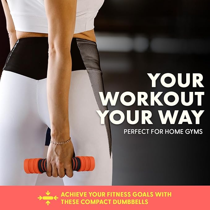 Squatz Adjustable Dumbbell Set 70-140LB Adjustable Dumbbells For Home Gym, Anti-Slip Handle With Heavy‑Duty Plates, Exercise Fitness Dumbbells For Home Gym Strength & Weight Training