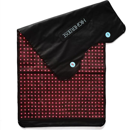 HigherDOSE Full Body Red Light Therapy Mat - Infrared Red Light Therapy Pad with 1,000 LEDs (660nm + 850nm) for Circulation, Recovery, Skin, Energy, Mood & At-Home Redlight Therapy for Body
