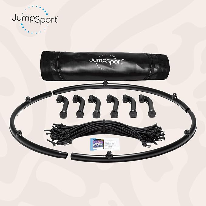 JumpSport 39" ESSENTIAL Fitness Trampoline | Model 220, 230, 250 | Exercise Trampoline | 30 Low-Impact Bungees