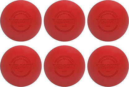 Velocity Lacrosse Balls - 1, 2, 3, 6, 12, 18, 24, 36, 60 and 120 Packs - for Practice, Official NFHS and College Approved Size