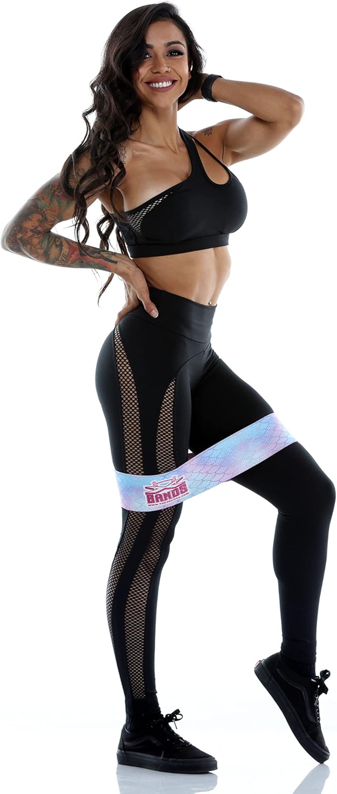 The X Bands Exercise Resistance Bands - Non-Slip Extra Thick Fabric Hip Loop Booty Bands - 20, 30, 40, 50 lb - Fitness Workout for Legs, Butt Training, Stretching, Yoga