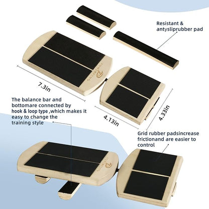Ankle Balance Board Foot Strengthener: Foot Trainer Stretcher - Sprained Balance Board Plantar Fasciitis Relief