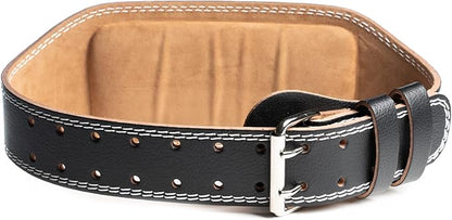 Otomix Padded Leather Weight Lifting Belt for Men and Women (Black)