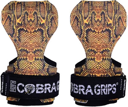 Cobra Grips PRO Weight Lifting Gloves Heavy Duty Straps Alternative with Power Lifting Hooks Padded Wrist Support for Deadlifts & Bodybuilding
