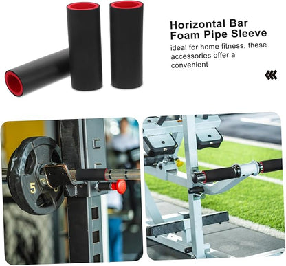 3 Pcs Foam Protector Sleeve for Pull-Up Bars Anti-Slip Gym Training Equipment Sturdy Barbell Cover for Home Fitness Suitable for Squats and Chin-ups