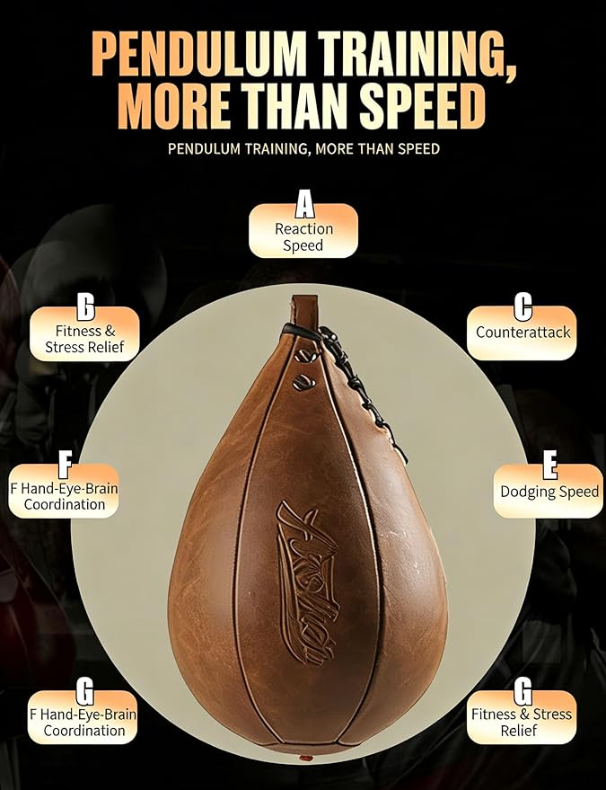 Boxing Speed Punching Bag MMA Training Speed Ball Hanging Swivel Reflex Bag Equipment Workout Kicking Martial Arts Home Gym Exercise Speedball