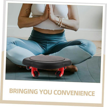 BESPORTBLE 5-Wheel Ab Roller Wheel with Non-Slip Handle Fitness Sliding Disc for Core Strength Training Home Workout Equipment for Abdominal Exercises Supports Fitness Levels