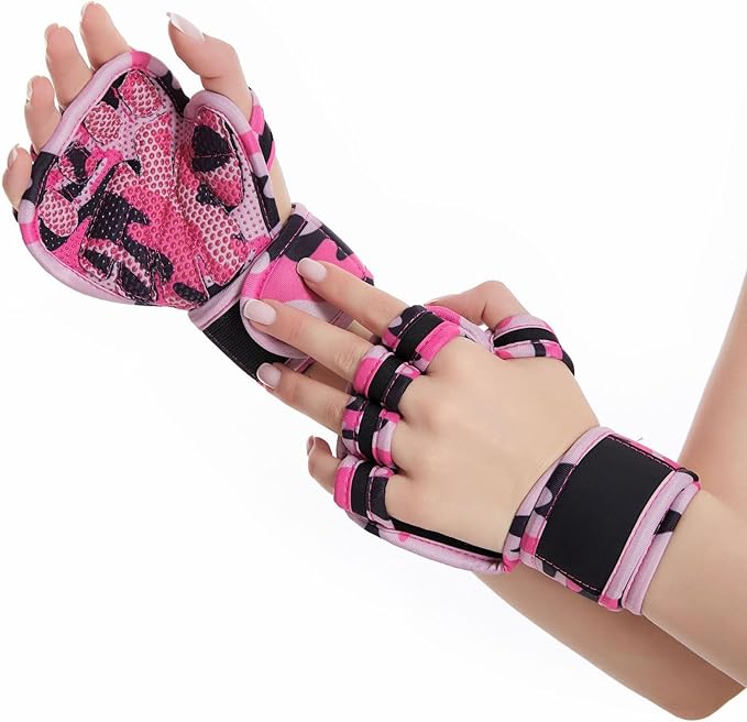 Weight Lifting Gloves, Wrist Wraps Wrist Straps for Weightlifting, Lifting Wrist Wraps Gym Gloves for Men Workout Gloves for Men Workout Gloves Women