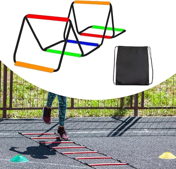 Agility Ladder Speed Ladder Foldable Workout Rugby Multifunction Home Gym Agility Training Equipment Fitness Feet Training