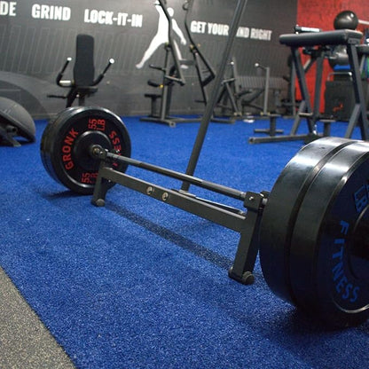 Gronk Fitness Deadlift Jack | Barbell Jack for Weight Lifting | 8mm Thick UHMW | Steel and Iron Materials | Essential Equipment for Powerlifting & Weightlifting | Change Plates Effortlessly | 660lb Capacity
