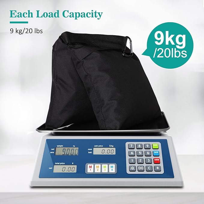 Aimosen 12 Packs Sandbags Weight Bags for Light Stand Photography Video Support, Heavy Duty Saddlebags for Backdrop Stand, Photo Tripod, Canopy, Pop up Tent, Umbrella Base, Fishing Chair, Wedding Shed