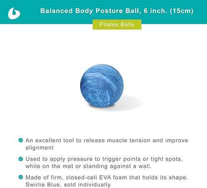 Balanced Body Posture Ball, EVA Foam Pilates Prop for Alignment, Posture Tool for Thighs, Back, Legs