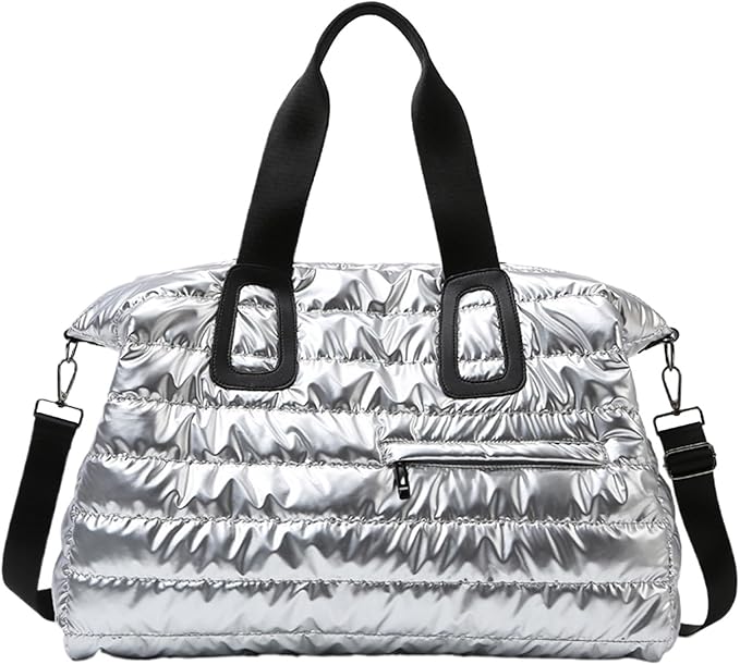 Gym B'ag, Waterproof Fabric, 52x35x22cm, Travel Duffle Holdall With Padded Shoulder Strap, Sports Gym B'ag With Wet Pocket, Spacious Design, For Outdoor, Travel, Workout, Fitness, Swimming, Yoga