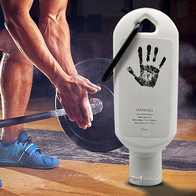 Gym Chalk Liquid - Non Slip Exercise Accessories, 50ml Weight Lifting Grip, Sweat Resistant Quick Dry Principle, Enhanced Hand Friction Control, High Performance Sports Gear, Athlete Training Use