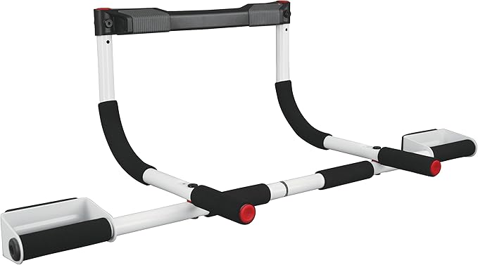 Perfect Fitness Men's Perfect Multifunctional Multi Pro, Strength Training, Pull Up Bar, Fitness Equipment for Home Gym, White, One Size