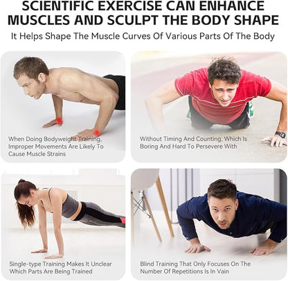 Perfect pushups for men, Perfect Push Up handles for floor with Smart Counter, Revolutionize Your Home Workout, Portable, Foldable & Professional - Ideal for Floor Exercises and Strength Training for Both Men and Women