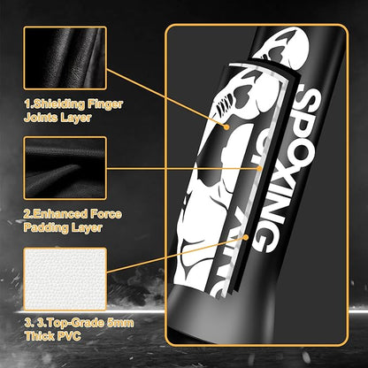 Freestanding Punching Bags for Adults Teens - 70" Heavy Bag with Stand Men Standing Boxing Inflatable Kickboxing Training MMA Muay Thai Fitness