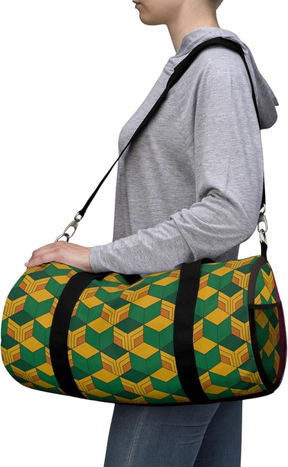 Anime Gym Bag for Women Men - Large Capacity Waterproof Workout Fitness Travel Sports Bags Fashion Street Camping ExpandaCLe Carry On Duffle Bag For Couple (Gyuu) PTY
