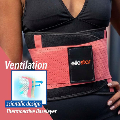 ellostar Women's Waist Trainer: Sweat Band for Belly Fat, Tummy Control, Back Support, Workout Shapewear, Weight Loss Aid